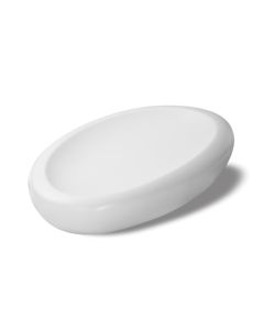 LE COQ Ninfa Vassoio Ovale Gourmet bianco matt 31,5x21 cm H. 5 cm - Confezione 2 pezzi