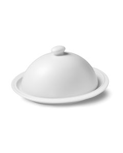 LE COQ Parthenon Piatto con Cupola bianco matt D. 16,5 cm H. 9 cm - Confezione 4 pezzi