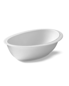 LE COQ Parthenon Coppa Ovale bianco matt 27,5x20,5 cm H. 7 cm - Confezione 6 pezzi