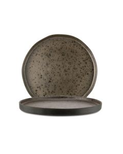 LE COQ Phobos Piatto Piano marrone puntinato 26,5 cm