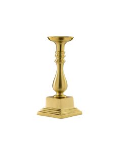 LE COQ Stylos Candelabro 1 Fiamma oro matt 12,5x12,5 cm H. 38,5 cm