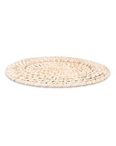 LE COQ Tersicore Segnaposto bianco 32 cm Rattan