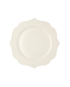 LE COQ Ionica Piatto rotondo color avorio D. 30,5 cm