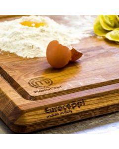 Tagliere MASTERCHEF in legno lamellare di rovere cm 45x35 - 1