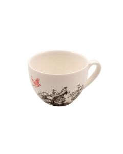 LE COQ PORCELAINE KERASIA Tazza da caff￨ avorio cl 10 con piatto cm 12