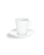 TOGNANA Mara Tazza The Con Piattino Bianco Cc 200 - Confezione da 6 pezzi