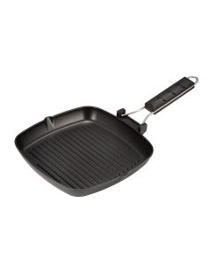 ILSA Bistecchiera rettangolare DietiGrill Induction per induzione in alluminio antiaderente cm 26x26