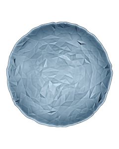 Bormioli Rocco Piatto Diamond in vetro blu da cm 33 - Confezione da 12 pz.