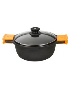 Pintinox Efficient Casseruola Alta Antiaderente Induzione con coperchio 24 cm