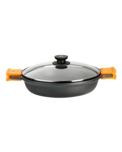 Pintinox Efficient Casseruola Bassa Antiaderente Induzione con coperchio 24 cm