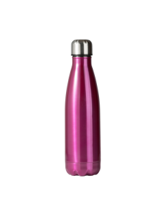 ILSA Bottiglia termica doppia parete con custodia 50 cl acciaio inox 18/10 - Fucsia