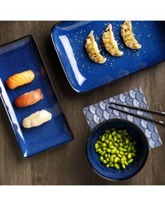 Tognana Jap Blue Collection in ceramica blu scuro