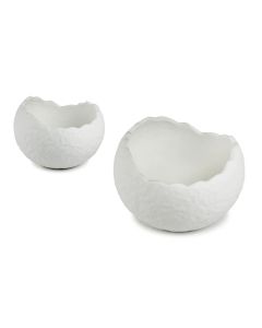 Frescura Coppa Bassa mod. Ovetto cm 14 Magnesio Matt in porcellana