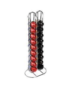 ILSA Porta capsule per 36 capsule Nespresso in acciaio cromato