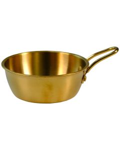 Medri Tegame Tondo 1 Manico Servire 12.5 cm Oro