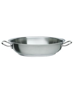 ILSA Tegame Fondo Induzione Inox 18/10 2 Maniglie Cm 28