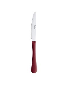 PINTINOX Stresa Colour Set di coltelli multiuso in acciaio lucido manico rosso - Confezione da 6 pezzi