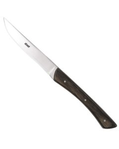 Abert Texas Coltello Carne con lama filo rasoio e manico in legno - Confezione da 6 pezzi