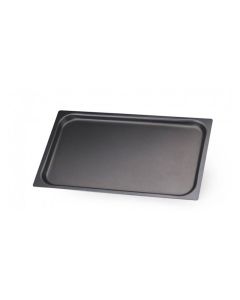 Agnelli Vassoio teglia a bordo piano in alluminio antiaderente GN 1/1 cm 53x32,5 varie profondità