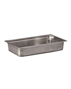 Inox Macel Vasca forata in acciaio inox GN 1/1 cm 32,5x53x20
