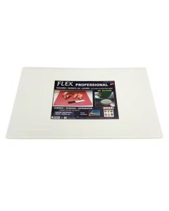 MC Ristorazione Flex Tagliere da cucina Flessibile professionale Bianco con bordo 50x30 cm