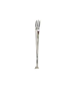 PINTINOX Dolphin Forchettina da dolce a 3 spine in acciaio inox - Confezione da 12 pezzi