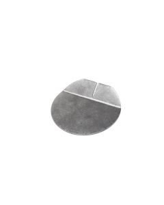 Abert Poggia Posate Vintage rotondo in acciaio inox cm 10
