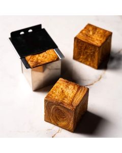 Pavoni Italia Stampo in Acciaio per croissant mod. Cubo CV1 6X6aX6 cm