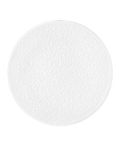 Seltmann Weiden Nori-Home piatto piano e sottopiatto bianco a tutto rilievo 33 cm - Confezione da 2 pezzi