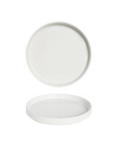 Saturnia Oslo Nordic Piatto Piano cm 24 Bianco - Confezione da 6 pezzi