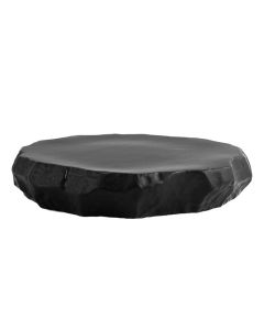 H&H Skin Alzata effetto roccia nero 23 Cm - Confezione da 2 pezzi