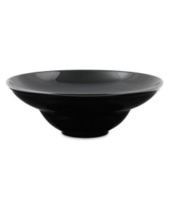 PIATTO PASTA BOWL CM 26 POKE GLAZE NERO - confezione da 6 pezzi