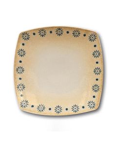 PIATTO PIANO QUADRO CM 31 TABLE TOKYO di SATURNIA - confezione da 4 pezzi