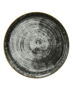 SATURNIA Siviglia Napoli Piatto Pizza cm 33 color Round Black - Confezione da 6 pezzi