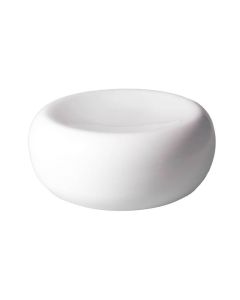 Medri Velvet Podio in porcellana mod. 26615 diametro 13 cm altezza 5 - Confezione da 6