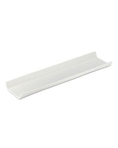 LE COQ Aphros Vassoio rettangolare gourmet stretto bianco lucido/matt cm 41X10,5 - Confezione 4 pezzi