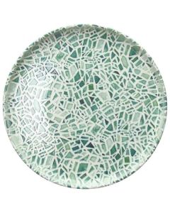 TOGNANA PIATTO EDGE ATTITUDE EMERALD CM 23 IN PORCELLANA - confezione da 6 pezzi