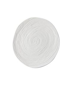 TABLE TOP Matrix Piatto presentazione bianco con decoro in rilievo cm 28 - Conf. 6 pz.