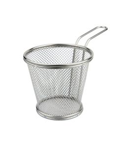 ILSA Mini Cestino Per Fritto Tondo D.10 H.9 Inox 18/10