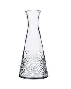 Pasabahce Timeless Brocca Decanter in vetro a rilievo 100 CL