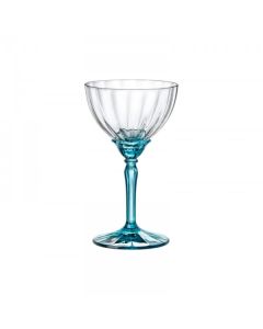 Bormioli Rocco Florian Lucent Blue Coppa Champagne 24 cl - Confezione da 6 pezzi