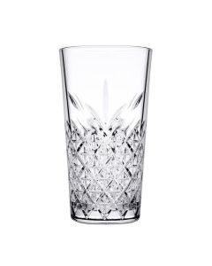 Pasabahce Timeless Bicchiere Long Drink 36 Cl Impilabile in Vetro Temperato - Confezione da 6 pezzi
