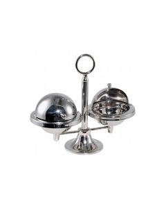 ILSA Alzata Quadri Piccola 2 Piani D. 20/16 Inox 18/10