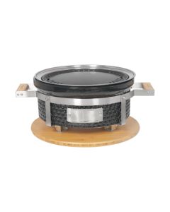 Agnelli Griglia Hibachi da tavolo rotonda BBPRO