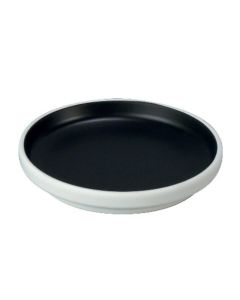EFAY Taiji Piatto piano nero in melamina cm 19x19x3