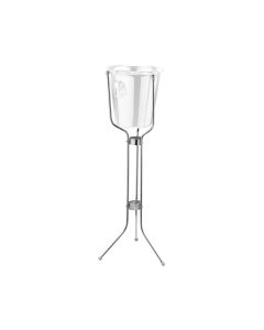 COMAS Colonna porta Secchiello in filo acciaio inox D. cm 22 H. cm 75