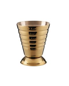 ILSA Misurino Jigger graduato color oro in acciaio inox rivestito in PVD ml 75