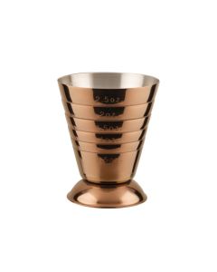 ILSA Misurino Jigger graduato color rame in acciaio inox rivestito in PVD ml 75