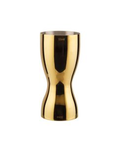 ILSA Misurino Jigger a clessidra doppio nero in acciaio inox 18/10 rivestito in PVD ml 30/60