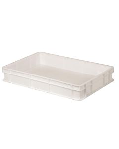 Pavoni Italia Cassetta porta impasto pizza 60x40x10 cm bianca